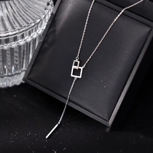 Collier de bijoux en argent , Argent sterling 925, avec 5cm chaînes de rallonge, bijoux de mode & pour femme, plus de couleurs à choisir Environ 40 cm, Vendu par PC