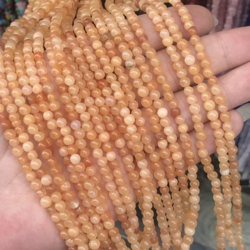 Single Gemstone Beads, Chalcedony, Round, DIY Approx 38 cm 