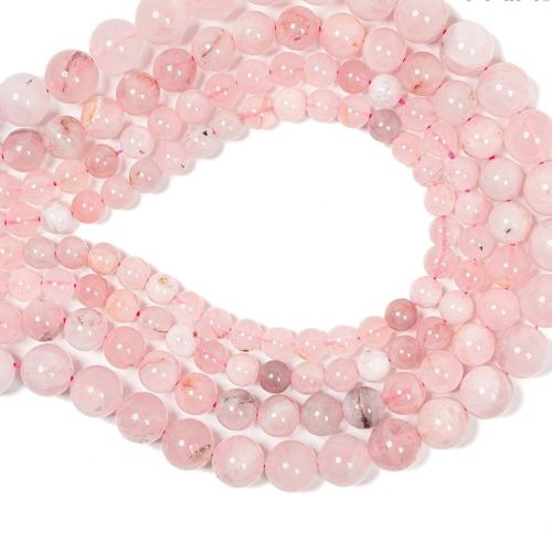 Perles de Tourmaline naturels, Rond, DIY & normes différentes pour le choix, rose, Vendu par brin[