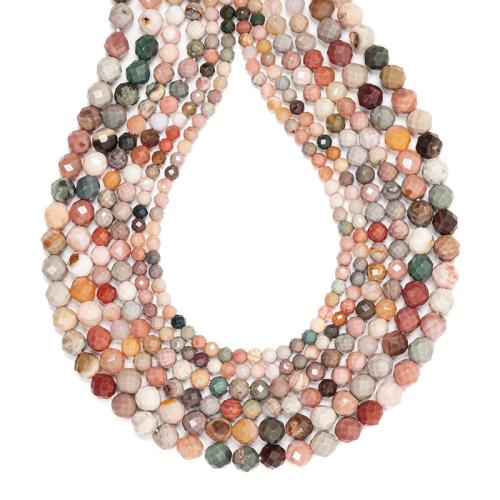 Perles agates, Alexa agate, Rond, DIY & normes différentes pour le choix, couleurs mélangées, Vendu par brin[