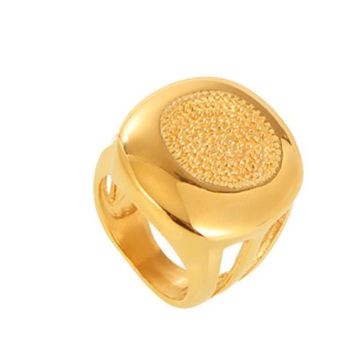 Anillo de dedo de acero Titanium de, Partículas de acero, chapado, Joyería & diverso tamaño para la opción & para mujer, más colores para la opción, Vendido por UD