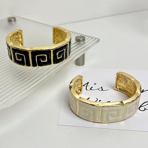 Zinc Alloy Cuff Bangle, plated, fashion jewelry & for woman & enamel about 5.6cm about 2cm. 