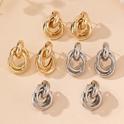 Boucle d'oreille goutte Zinc Alloy, alliage de zinc, Placage, styles différents pour le choix & pour femme, plus de couleurs à choisir, Vendu par paire[