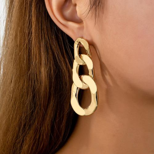 Zinc Alloy Drop Earring, plated, for woman 