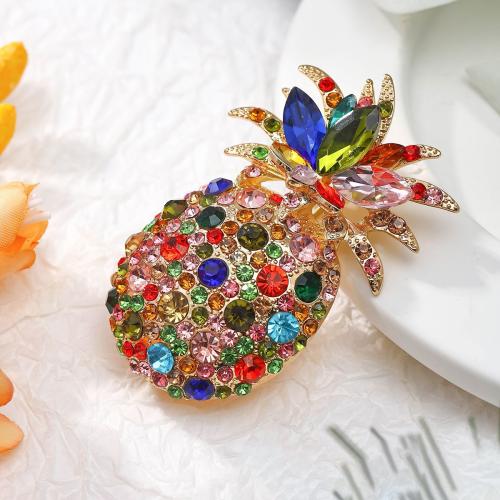 Zinc Alloy Jewelry Brooch, with Crystal, for woman & with rhinestone 