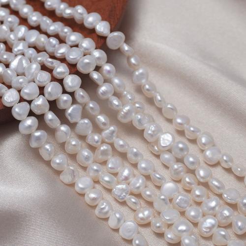 Keshi Cultured Freshwater Pearl Beads, DIY, white, 3-4mm Approx 0.7mm Approx 35 cm 