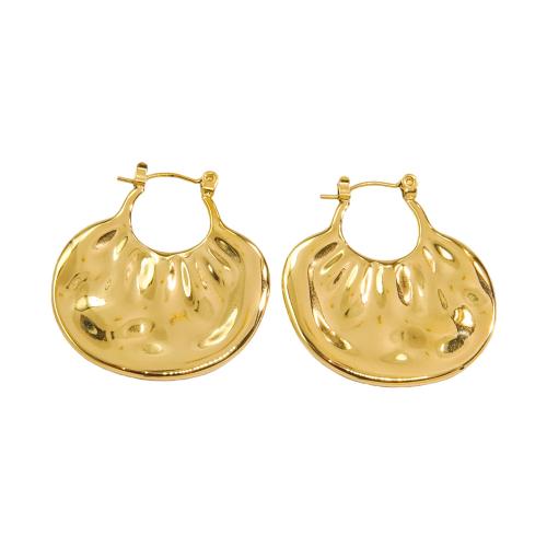 Stainless Steel Leverback Earring, 304 Stainless Steel, Vacuum Ion Plating, fashion jewelry & for woman, golden 