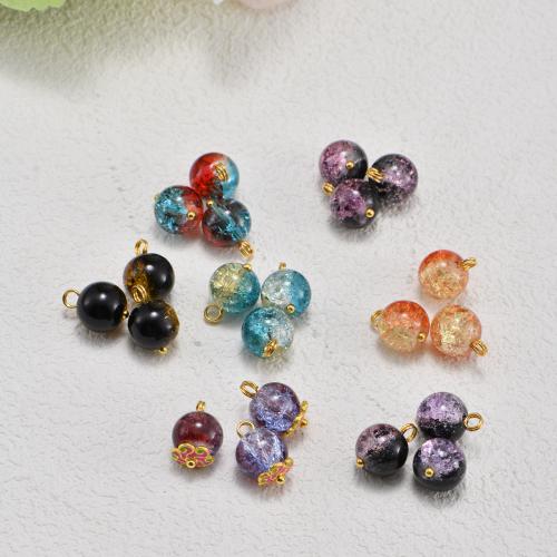 El Colgantes De Cristal Vidriado De Artesanía, Cristal de murano, Bricolaje, más colores para la opción, 10x14mm, 20PCs/Bolsa, Vendido por Bolsa[