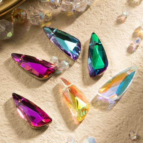 Crystal Jewelry Pendants, Knife, plated, DIY 