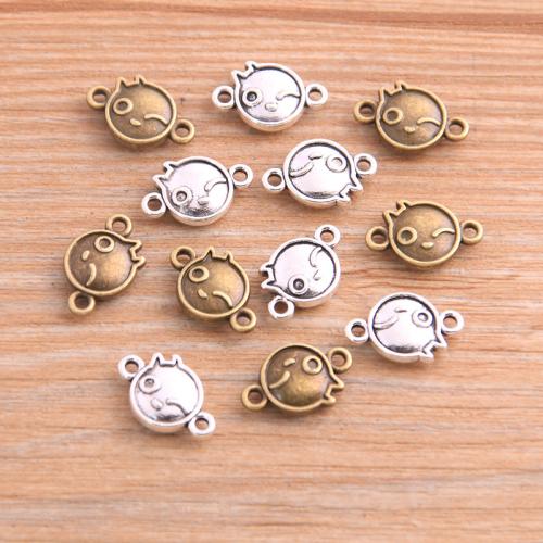 Zinc Alloy Charm Connector, plated, DIY & 1/1 loop 