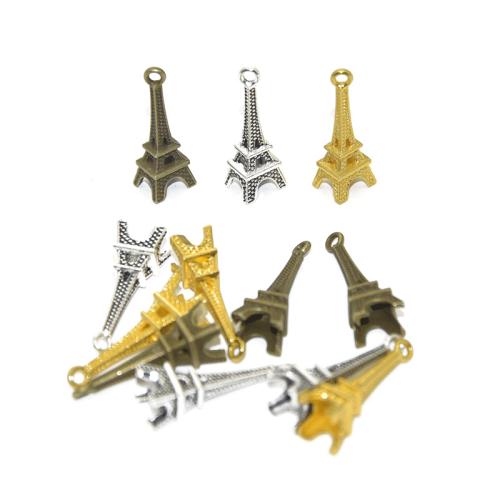 Zinc Alloy Building Pendants, plated, DIY [