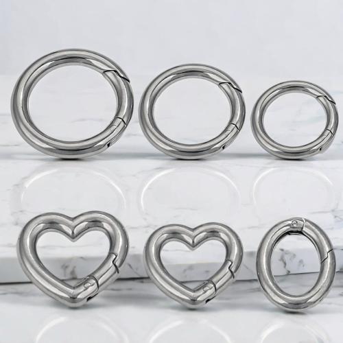 304 Stainless Steel Snap Clasp, DIY  original color 