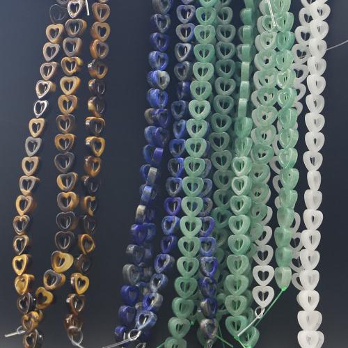 Single Gemstone Beads, Natural Stone, Heart, DIY & hollow 