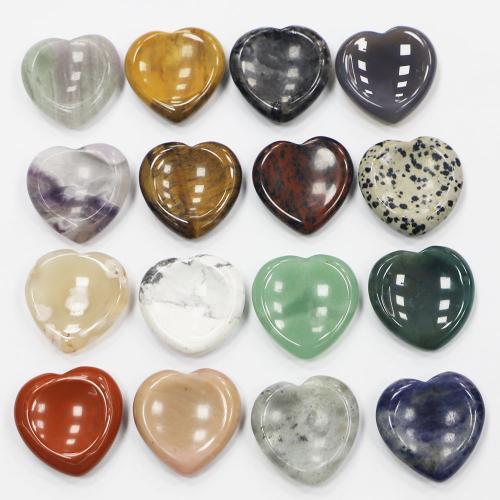 Gemstone Decoration, Natural Stone, Heart [