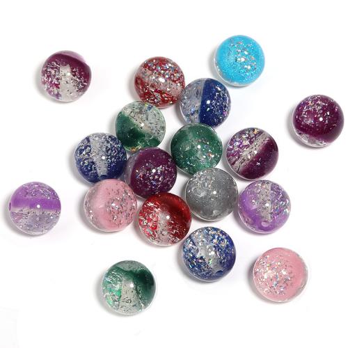 Acrylic Jewelry Beads, Round, DIY mixed colors 