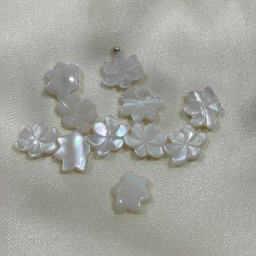 White Lip Shell Beads, Cloud, DIY, white [