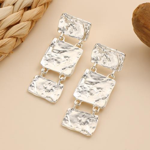 Zinc Alloy Drop Earring, fashion jewelry & for woman 