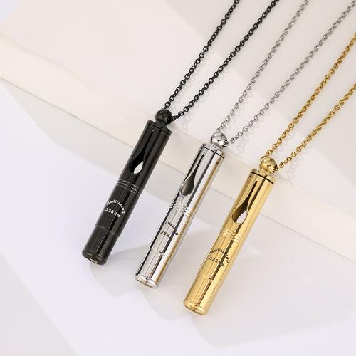 Stainless Steel Jewelry Necklace, 304 Stainless Steel, with 5cm extender chain, fashion jewelry & Unisex Approx 55 cm 