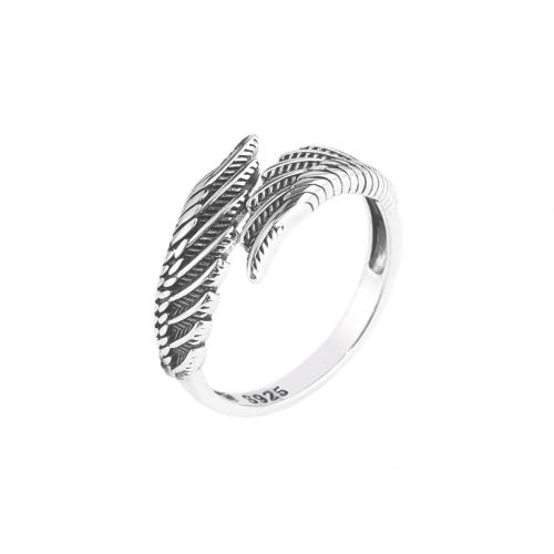 Bague en argent , Argent sterling 925, bijoux de mode & unisexe Vendu par PC[