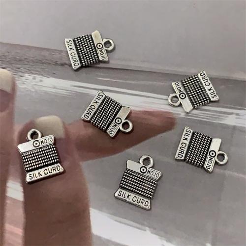 Zinc Alloy Jewelry Pendants, antique silver color plated, DIY 