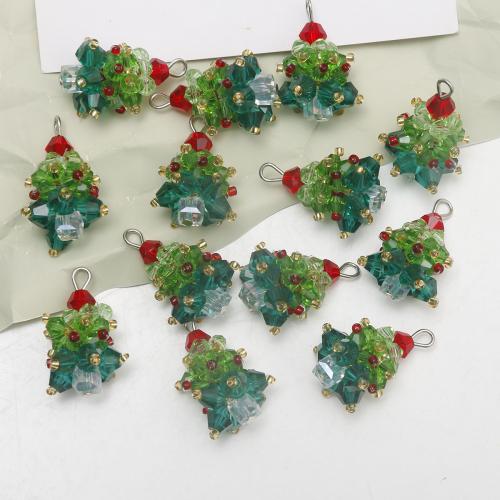 Crystal Jewelry Pendants, Christmas Tree, handmade, Christmas Design & DIY 