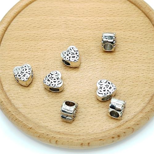 Zinc Alloy Jewelry Beads, Eye, antique silver color plated, DIY 