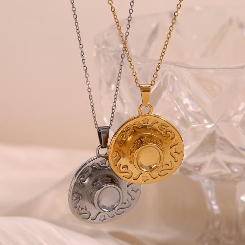 Stainless Steel Jewelry Necklace, 304 Stainless Steel, with 5cm extender chain, fashion jewelry & for woman Approx 40 cm 