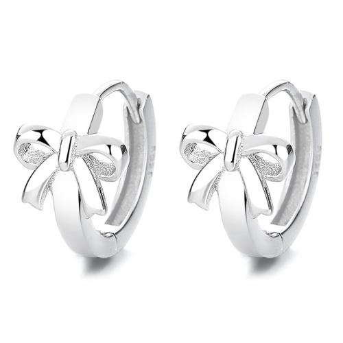 Sterling Silver Hoop Earring, 925 Sterling Silver, fashion jewelry & for woman [