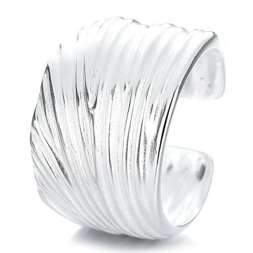 Sterling Silver Finger Ring, 925 Sterling Silver, fashion jewelry & for woman, Inner Approx 17.3mm [