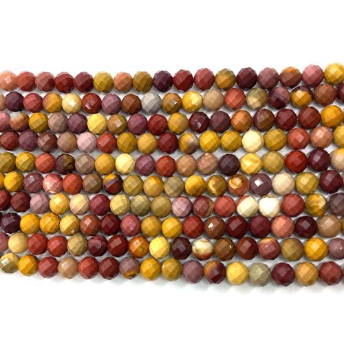 Yolk Stone Bead, DIY, earth yellow, 6mm 