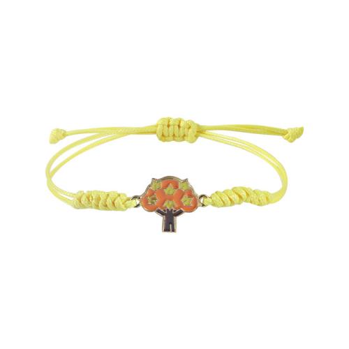 aleación de zinc Pulsera, con cordón poliéster, hecho a mano, Diseño de Halloween & diferentes estilos para la opción & para mujer, más colores para la opción, longitud:6.29-11.81 Inch, Vendido por UD