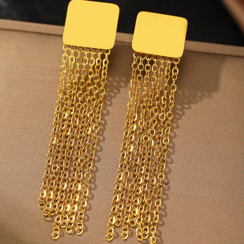 Fashion Fringe Earrings, 304 Stainless Steel, fashion jewelry & for woman 