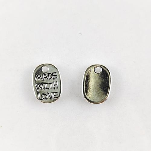 Zinc Alloy Jewelry Pendants, antique silver color plated, DIY Approx 1mm, Approx 