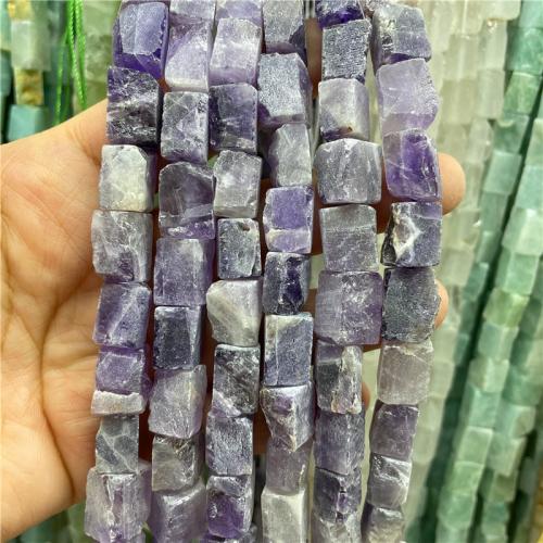 Single Gemstone Beads, Natural Stone, Square, DIY & frosted mm, Approx 