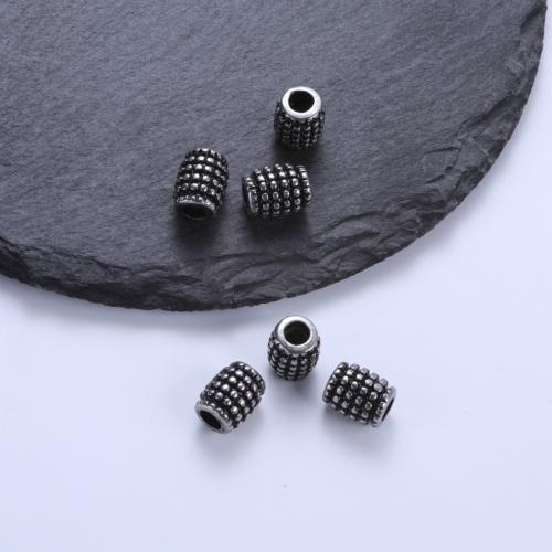 Stainless Steel Beads, 304 Stainless Steel, Column, plated, DIY 