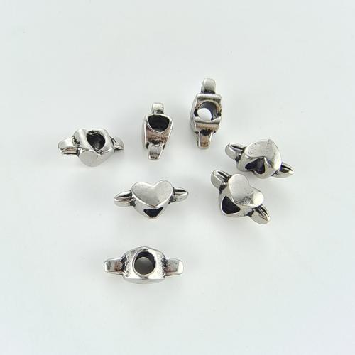 Stainless Steel Beads, 304 Stainless Steel, Heart, plated, DIY 