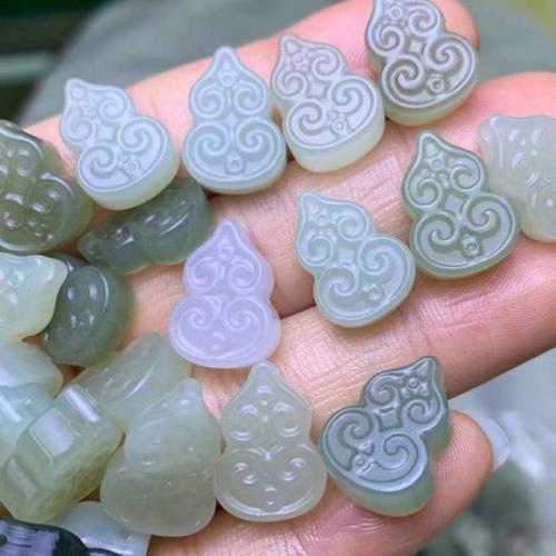 Pendentifs de Jade, Hetian Jade, calebasse, DIY, vert Vendu par PC