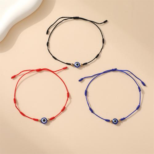 Moda crear pulseras de cordón de cera, resina, con Cordón de cera, unisexo & diferentes estilos para la opción, más colores para la opción, longitud:aproximado 18-32 cm, Vendido por Set[