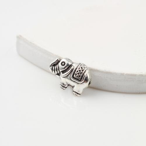 Zinc Alloy Animal Pendants, Elephant, plated, DIY 