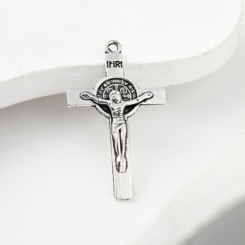 Zinc Alloy Cross Pendants, plated, DIY 