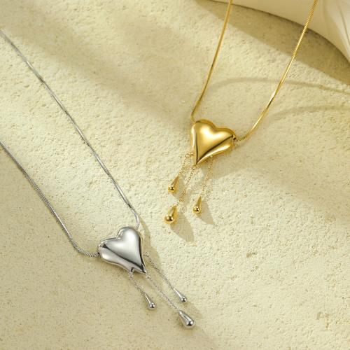 Stainless Steel Jewelry Necklace, 304 Stainless Steel, with 5cm extender chain, fashion jewelry & for woman Approx 42 cm 