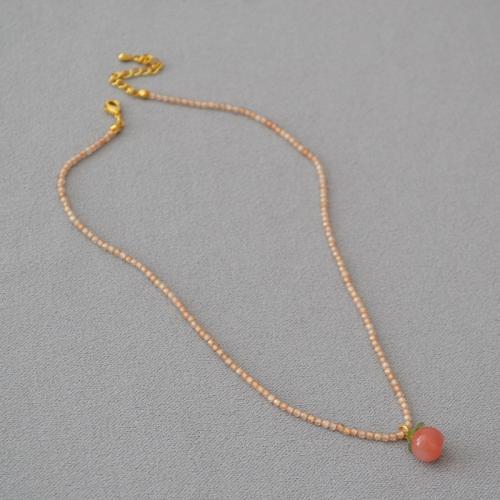 Brass Jewelry Set, with Yunnan Red Agate, with 5cm extender chain, fashion jewelry & for woman Approx 38 cm 