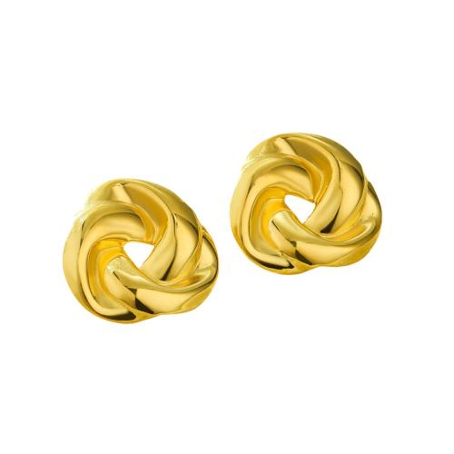 Stainless Steel Stud Earring, 304 Stainless Steel, fashion jewelry & for woman, golden 