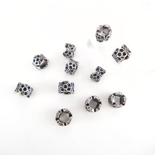 Stainless Steel Beads, 304 Stainless Steel, Flower, plated, DIY 