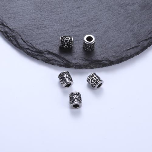 Stainless Steel Beads, 304 Stainless Steel, Column, plated, DIY 