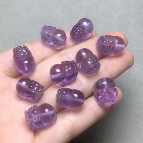 Natural Amethyst Beads, Mythical Wild Animal, DIY, purple 