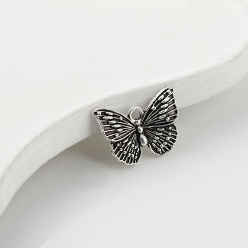 Zinc Alloy Animal Pendants, Butterfly, plated, DIY 