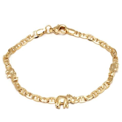 Brass Anklet, fashion jewelry & for woman Approx 24 cm 