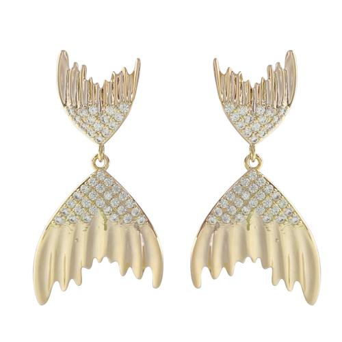 Zinc Alloy Rhinestone Drop Earring, plated, fashion jewelry & for woman & with rhinestone 