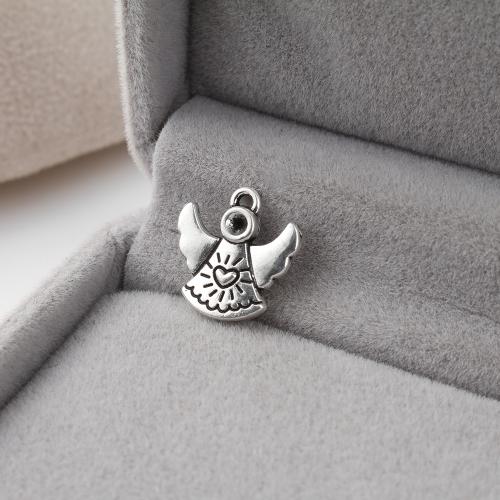 Zinc Alloy Jewelry Pendants, Angel, plated, DIY 